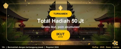 Bonus Selamat Datang Melimpah banner